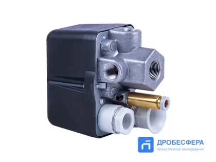 Реле давления для компрессора MDR-2/11 Фланец 3/8" (16мм) + 3 дополнительных 1/4" (14мм) арт. 270553