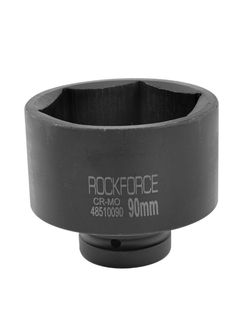 Головка ударная глубокая 1'', 90мм (6гр.) RockForce##Rock FORCE RF-48510090