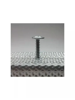 Саморез СММ 4,2х19 мм (упаковка 1000 шт.) острый с прессшайбой по металлу, для профиля и забора. Промметиз.