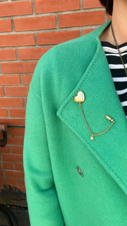 Брошь булавка Сердце Moschino