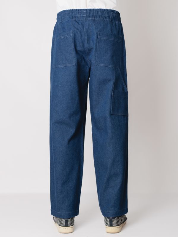 Брюки Side Pocket синие - фото 3