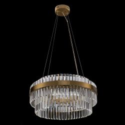 Citilux Sheldon CL339163 LED Люстра хрустальная с пультом Бронза