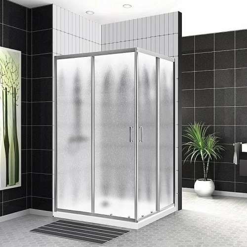 Душевой уголок BelBagno UNO-195-AH-2-120/100-CH-CR 120х100 стекло шиншилла/профиль хром