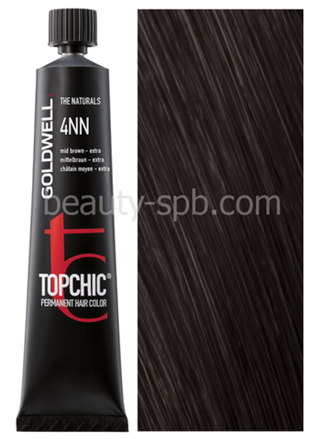 Goldwell Topchic 4NN средне-коричневый - экстра 60 мл