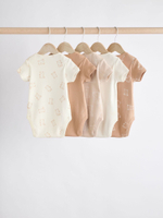 Боди с коротким рукавом для малышей Next N95-280, 5 шт., Бежевый