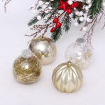 Набор шаров 8 см «Волшебство» (в наборе 12 шт), Золото