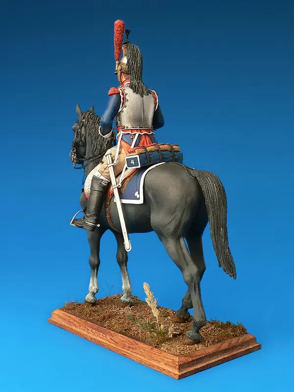 Набор солдат Наполеоновской войны от MiniArt 1/16 "Французский кирасир Наполеоновские войны" в сборе