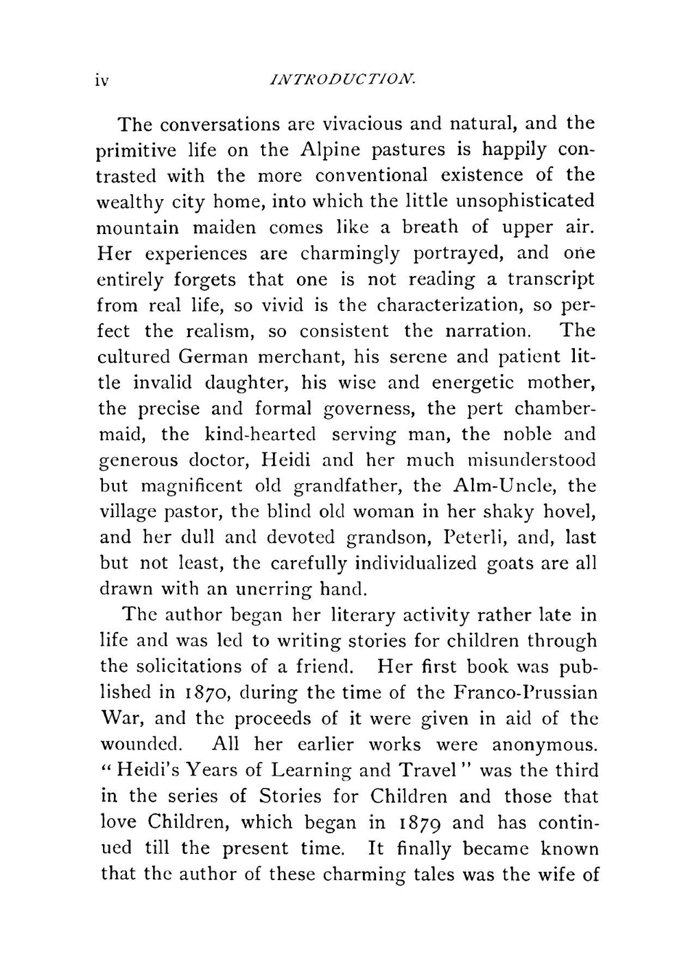 Heidi. А story for children and those that love children | Johanna Spyri