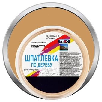 Шпатлевка акриловая по дереву Текс Ре-файн Махагон 0,75 кг