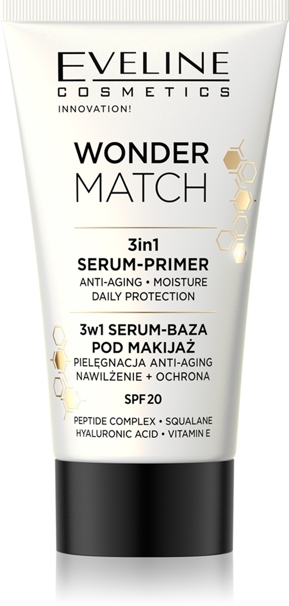 Eveline Cosmetics Wonder Match - Основа под макияж, основа 3 в 1, 30 ml