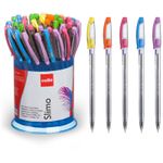 Ручка шариковая Cello "Slimo Drum" синяя, 0,7мм, штрих-код