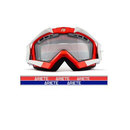 Очки кроссовые ARIETE RC FLOW GOGGLES, красный, двойная прозрачная вентилируемая линза 13950-FRBA