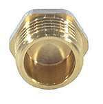 Заглушка латунь никель Ду 32 (1 1/4") НР 9017 ГОСТ 32585-2013 Aquasfera 9017-04