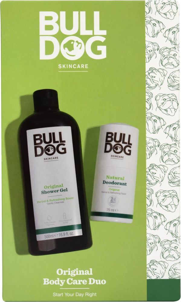 Bulldog гель для душа для мужчин 500 мл + ролл-на дезодорант 75 мл Original Body Care Duo