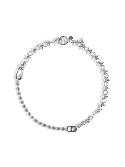 Колье "Metal segments shine"