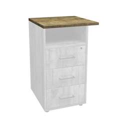 Топ на тумбу ТП50 Континент Pro КТП40-70 Дуб Самдал 500х500х22