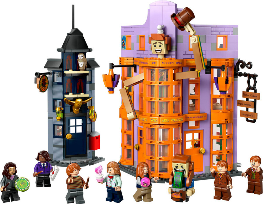 Конструктор LEGO Harry Potter 76422 Косой переулок: Волшебные вредилки Уизли