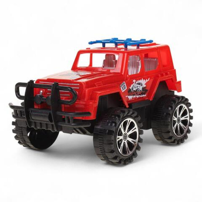 Джип на РУ 24,5*13*13см. движение вперед/назад, красный