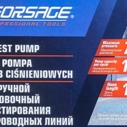 Насос ручной проверочный с манометром и шлангом 1м Forsage F-HS-HP02