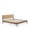 Кровать Elan из шпона и массива ореха со шнуром 180 x 200