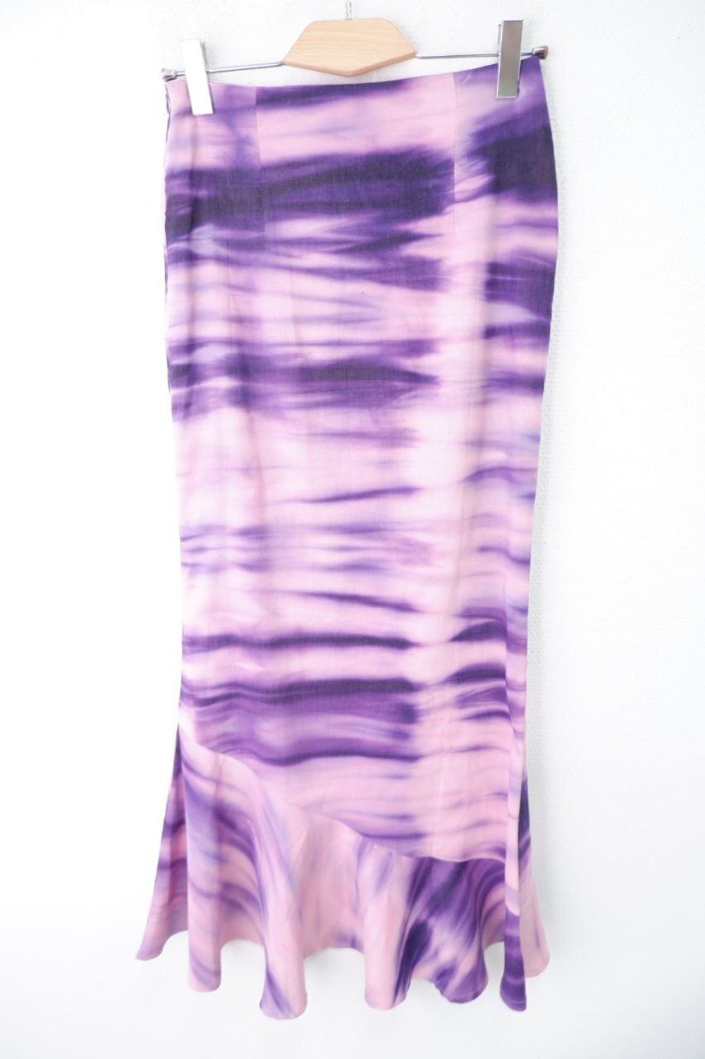 Юбка с акварельным принтом 46 размер