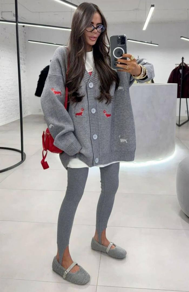 Лосины женские арт. 5183 цвет "серый"