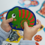 Пятнашки, картонные пазлы