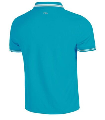Мужское теннисное поло Fila Polo Piro - Бирюзовый