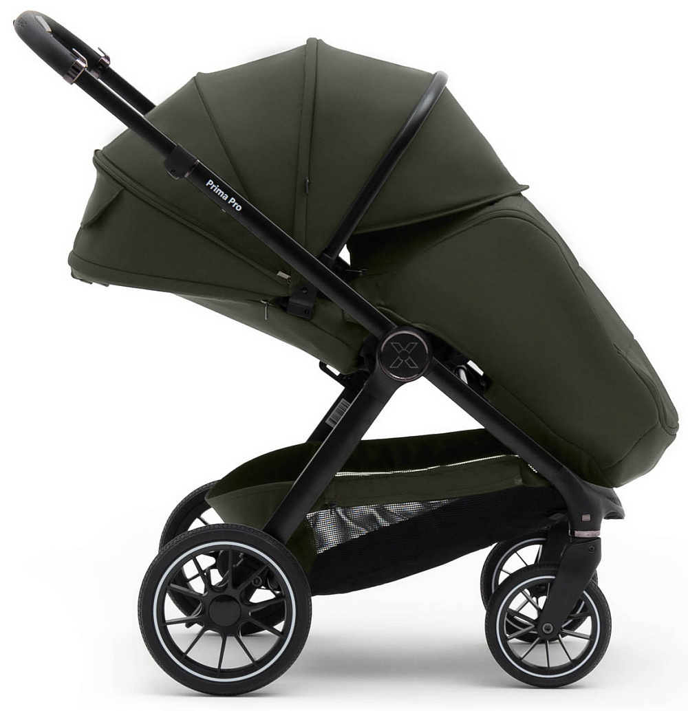 Коляска Agex Prima Pro 3 в 1 с автокреслом i-Safe S Grey APF664 Green (Зеленый)