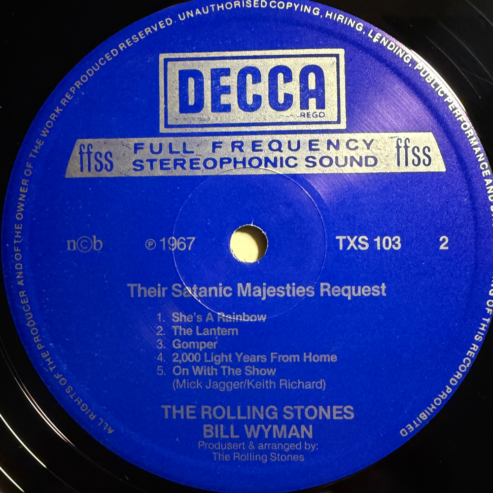 The Rolling Stones - Their Satanic Majesties Request (Скандинавия 1981г.)