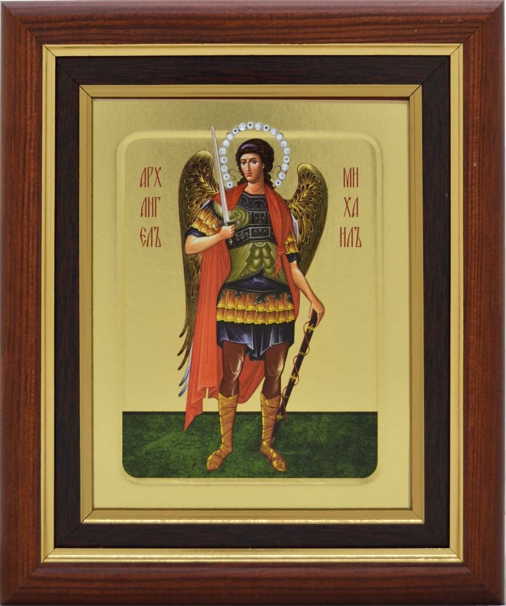 Икона архангела Михаила, писанная в монастыре.