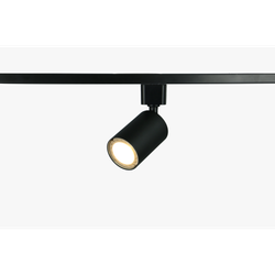 Трековый светильник однофазный ЭРА TR76 - GU10 BK под лампу GU10 Черный