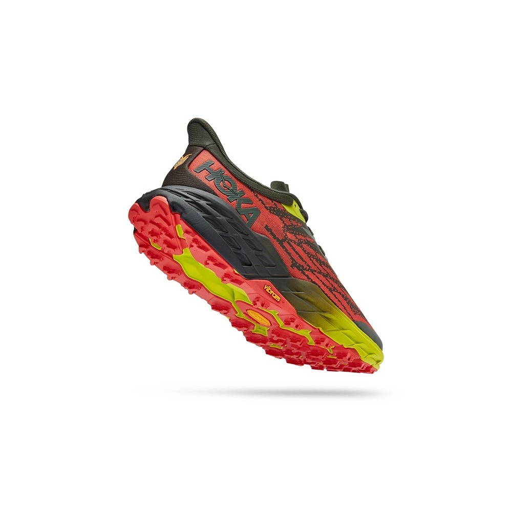 Кроссовки мужские HOKA M SPEEDGOAT 5 WIDE Thyme / Fiesta
