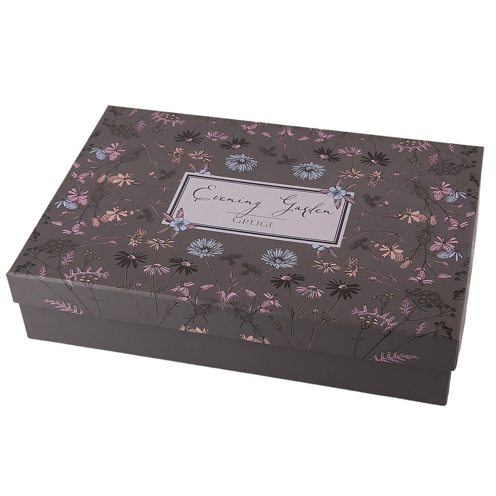 Набор кофейный 12пр "Greige" (6 персон) v=100мл (фарфор) (подарочная упаковка)