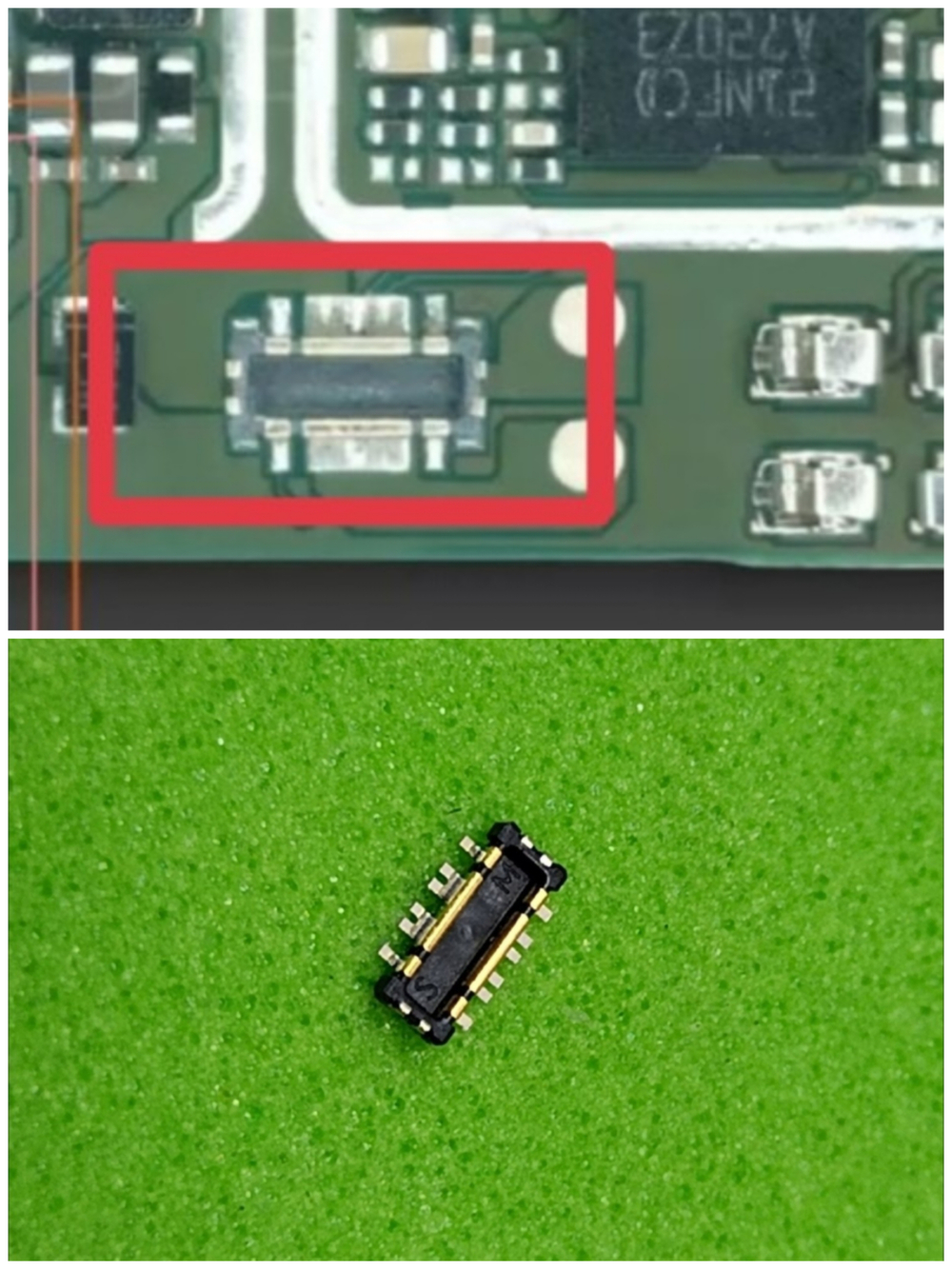 Tecno Spark 20 Pro Plus (KJ7) - FPC коннектор (разъём) Аккумулятора