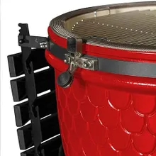 Керамический угольный гриль DinoEgg Classic Red, 46 см, с ножками и столиками