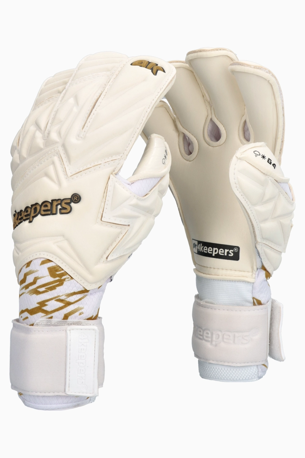 Вратарские перчатки 4keepers Force V1.25 RF2G Junior - белый