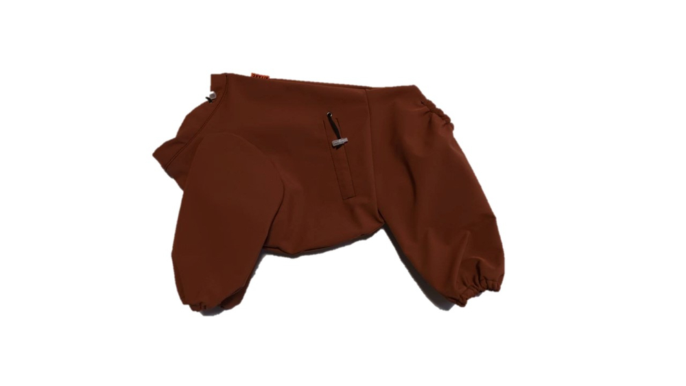 Комбинезон утепленный флисом 23 мальчик (обхват груди 42-49) коричневый