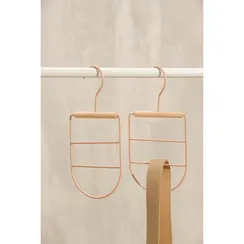 Вешалка для ремней и шарфов SAVANNA Wood, 11,3×24×1,1 см, цвет розовый