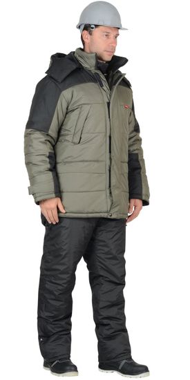 Куртка зимняя "Сириус-Европа" (оливковый/черный)