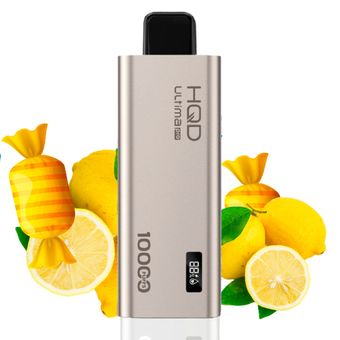 HQD Ultima PRO 10000 Кислый лимонный леденец - Sour lemon candy