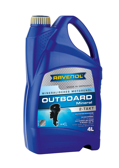 Масло Ravenol Outboard 2T Mineral минеральное 4л