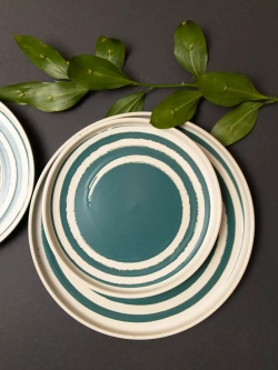 Тарелка плоская с бортом 25,5 см