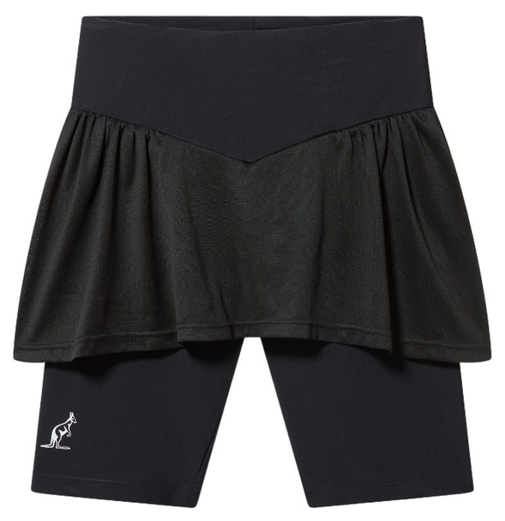 Теннисная юбка Australian Tennis Compressive Cut - черный