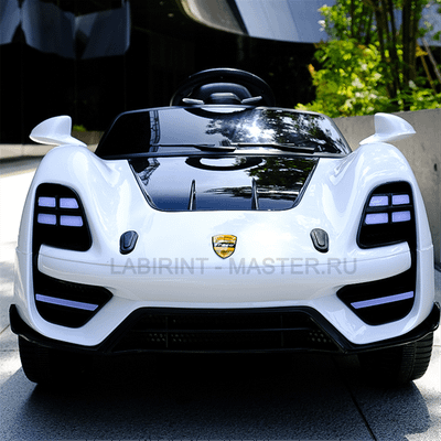 Спортивный электромобиль "MalinaBay 1588", белый