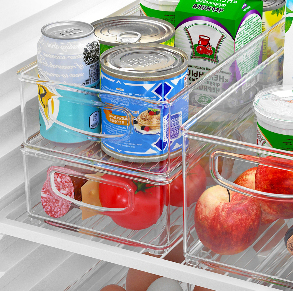 Емкость для холодильника Berkana, 31.2х15.2х7.5, прозрачный