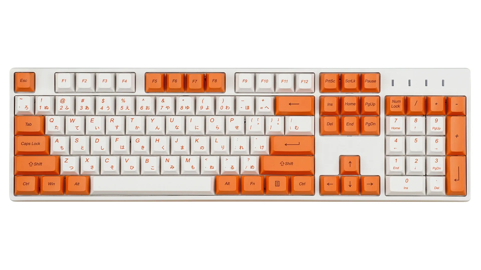 Набор клавиш KBDfans «Cherry Orange&White Italic Japanese» — купить на  сайте профессиональных клавиатур Geekboards