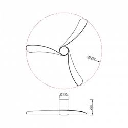 Светильник с вентилятором Mantra NEMO 9046