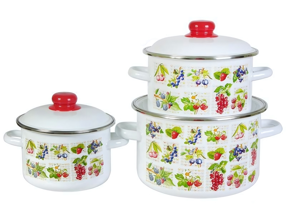 Набор кастрюль "Вкус лета" №19