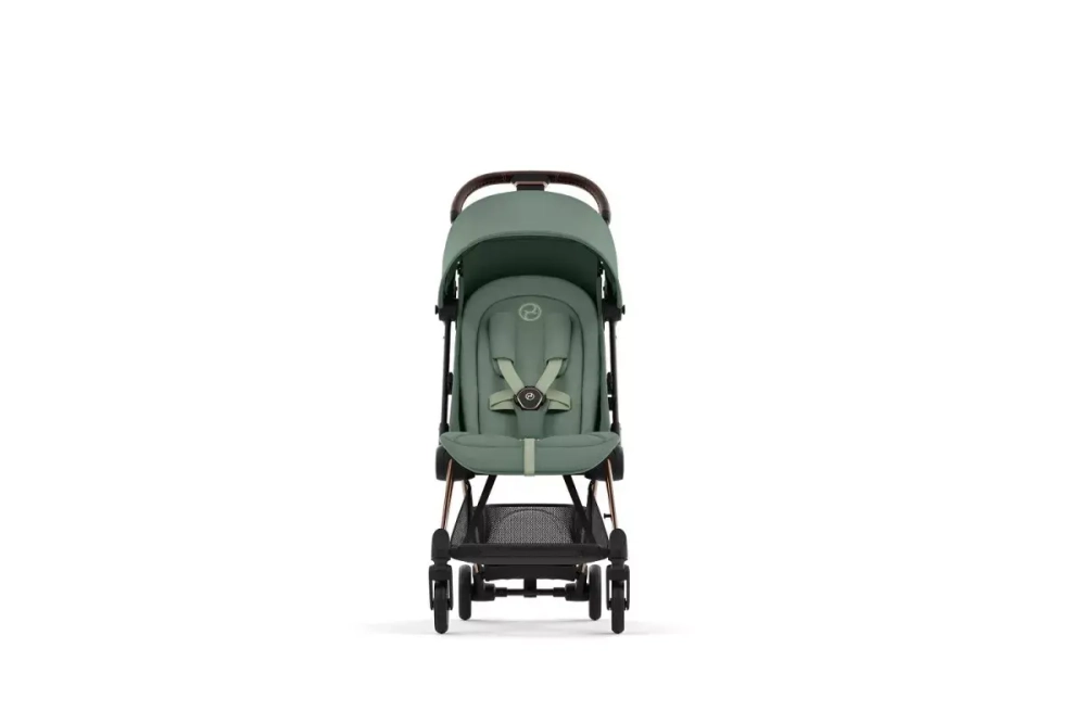Коляска прогулочная Cybex Coya, Leaf Green шасси Rose Gold